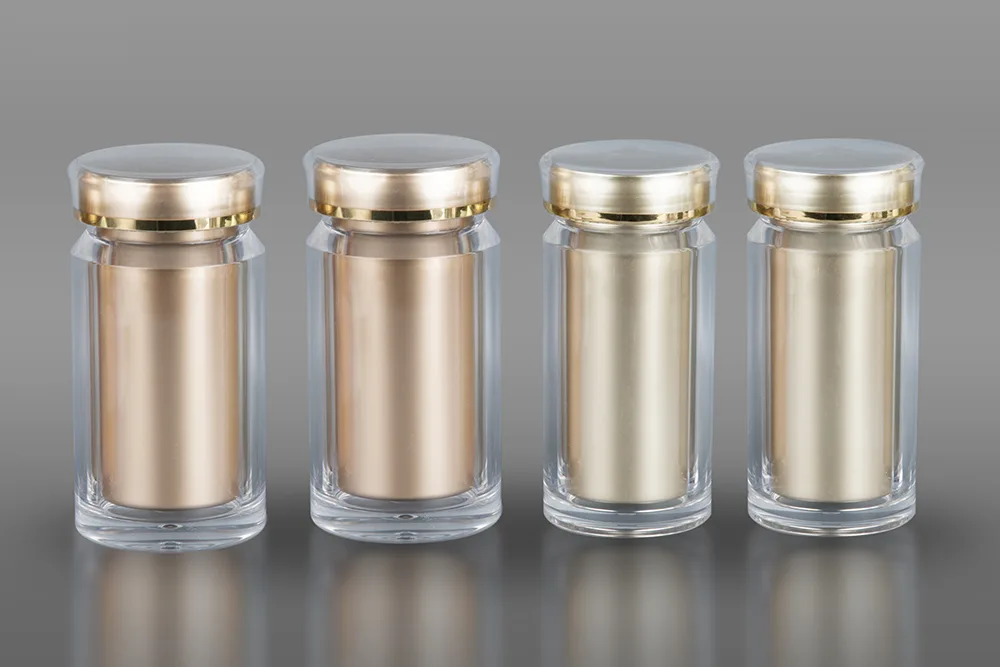 Acrylic Health Supplement Bottles For Capsules